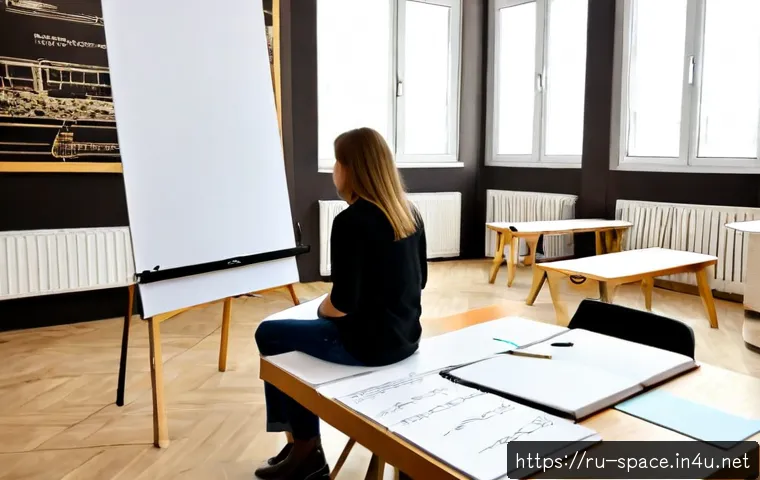 공간디자인 세미나 참석 후기 작성법 - Photorealistic interior design seminar in a contemporary Moscow creative studio, adult attendee seat...